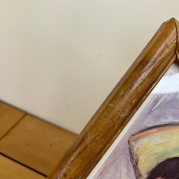 Flower Boy De Grazia Art Print Framed Vintage Children Series Southwest Indians - Picture 4 of 6